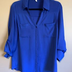Express Portofino button-down blouse